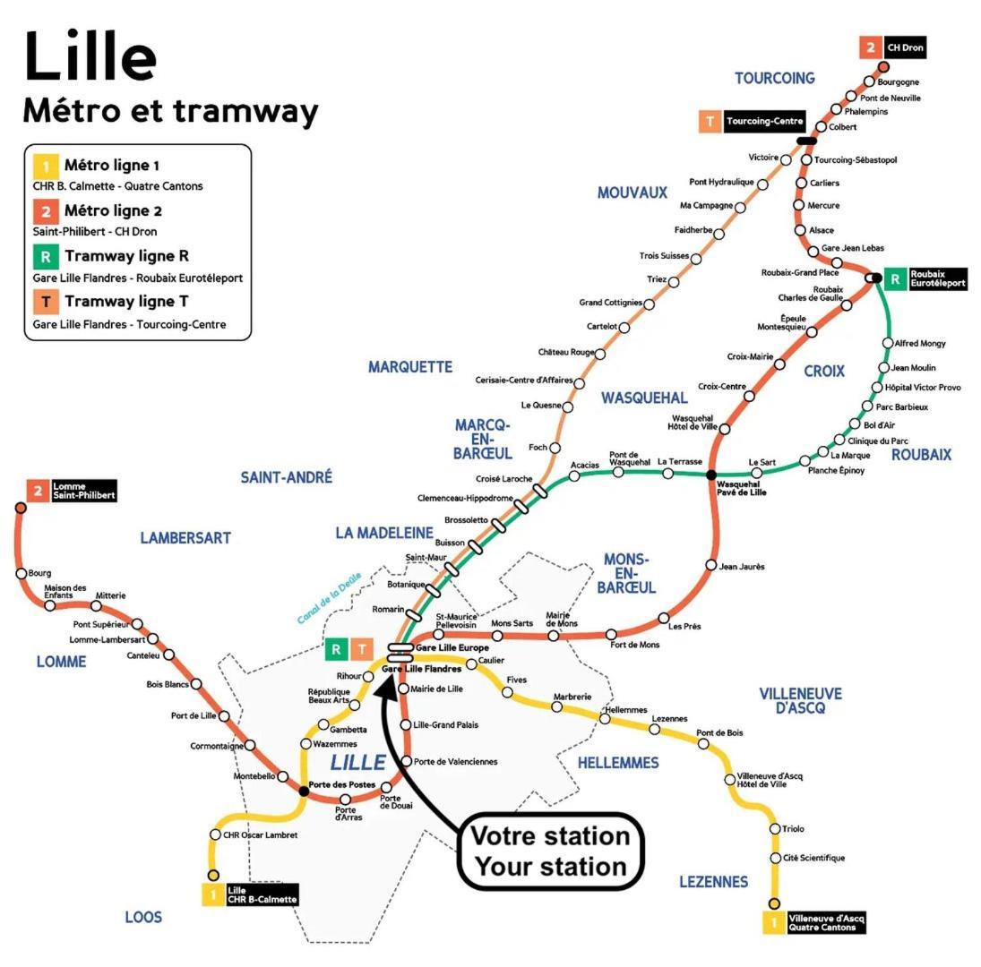 Lille Hypercentre -Appartement 2Ch, 5P Екстериор снимка